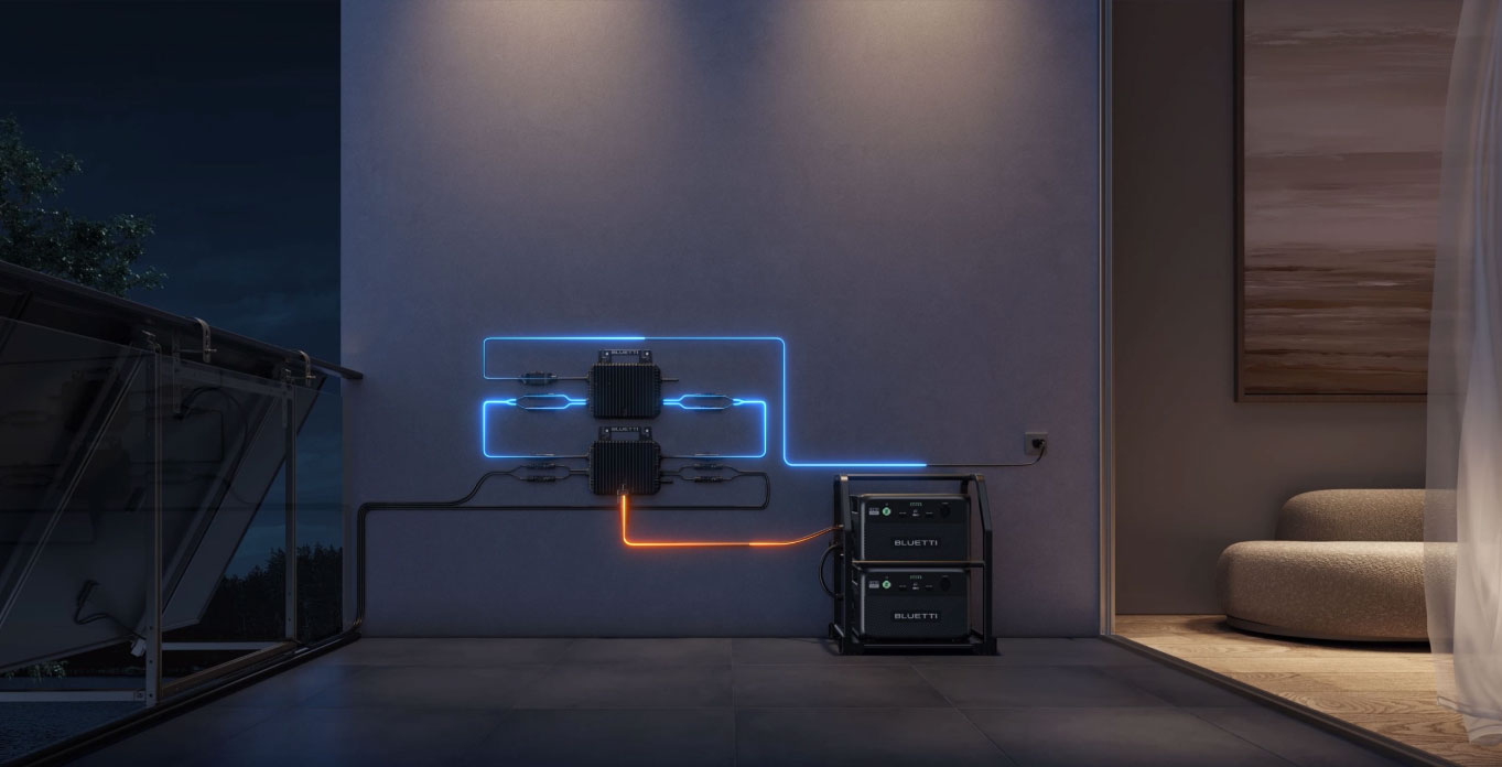 ZOSLINK阳台太阳能逆变设备安装效果图